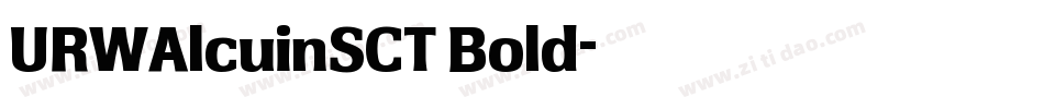 URWAlcuinSCT Bold字体转换